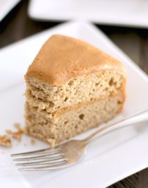 Healthy Gluten Free Maple Cake (low fat and refined sugar free) - Healthy Dessert Recipes at Desserts with Benefits