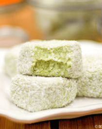 Healthy Matcha Coconut Fudge - Desserts with Benefits