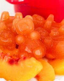 Healthy Homemade Peach Mango Fruit Snacks (refined sugar free, fat free, gluten free) - Healthy Dessert Recipes at Desserts with Benefits